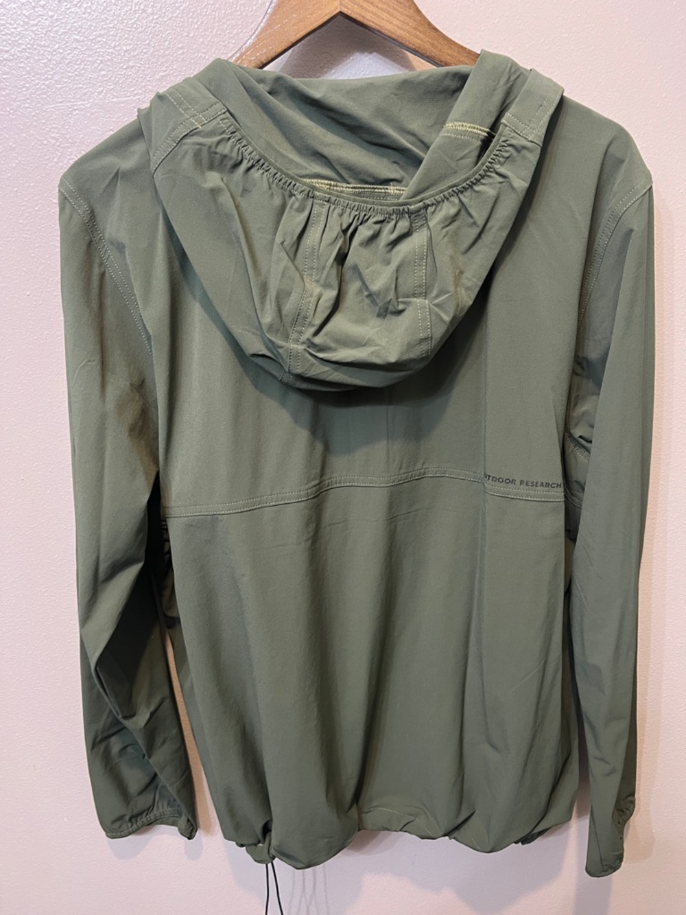 NWT Outdoor Research Ferrosi Anorak 1/2 Zip in Large Verde (forest green) UNISEX - Picture 10 of 12